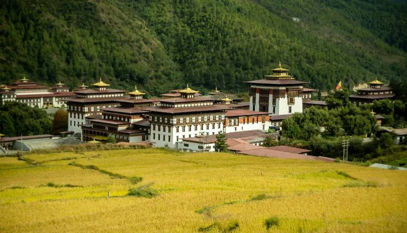 Bhutan Dzong Monastery