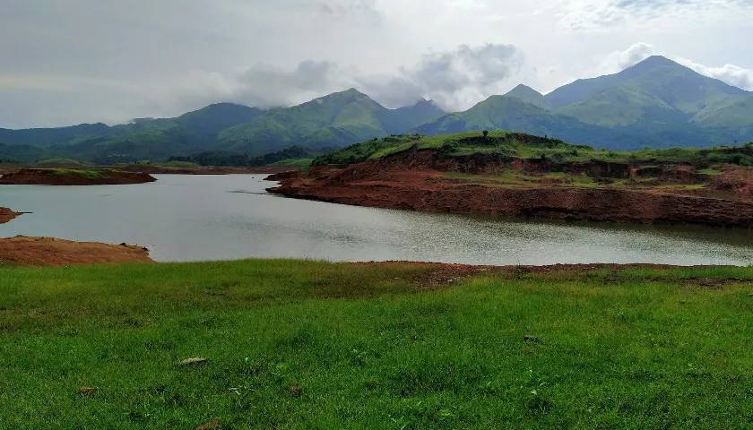 Reservoir of Banasura Sagar Dam, Wayanad